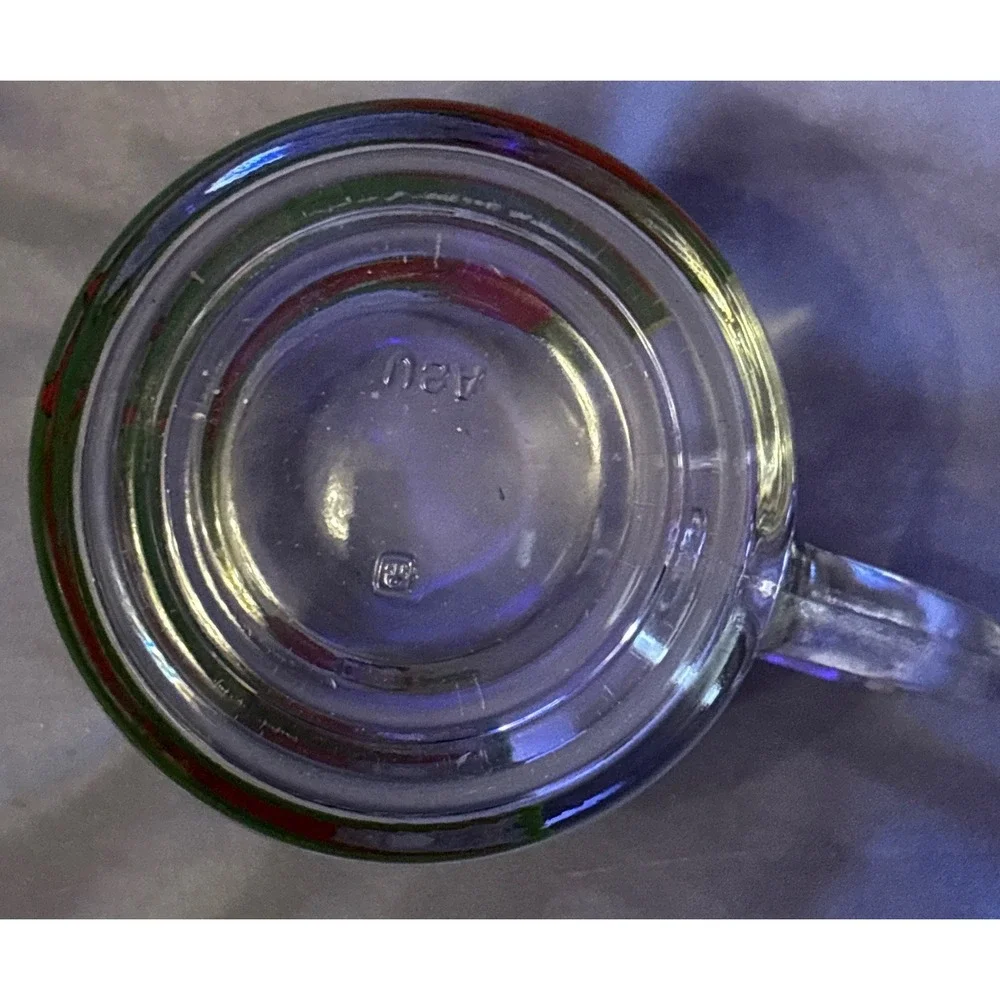 Garfield Vintage McDonald's 70's 80's Collectible Glass Mug - Teeter Toter Scene